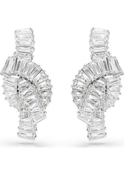 5727040 Swarovski Küpe Matrıx:pe Knot Whı/rhs