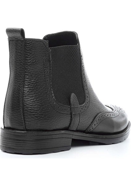 Erkek Hakiki Deri Siyah Floter Klasik Bot fırsatları