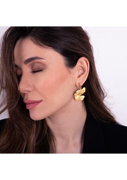 Ginkgo Dalları Küpe modelleri