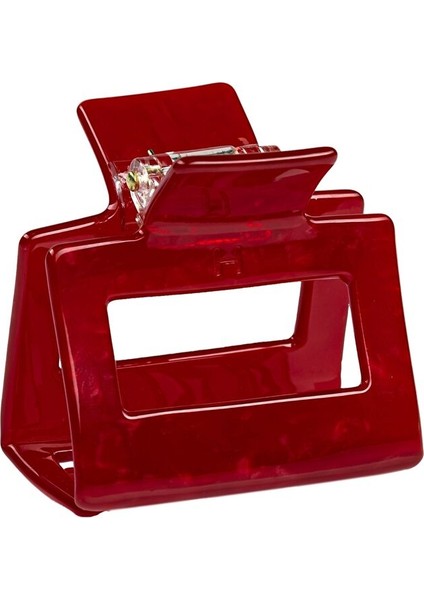 Kırmızı Kare Mandal Toka