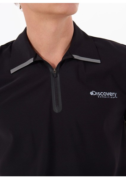 Siyah Erkek Relaxed Baskılı Polo T-Shirt D5SM-TST3857 fırsatları