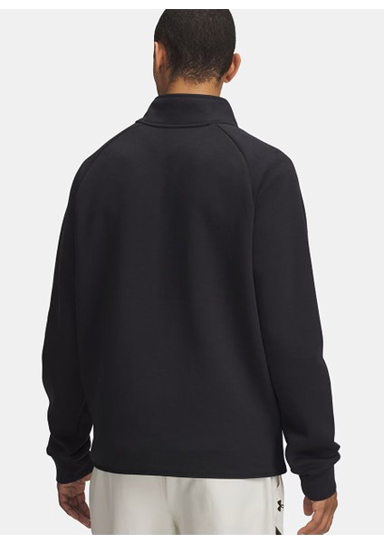 Siyah Erkek Fermuarlı Normal Sweatshirt 6003868-001-UA Unstoppable Flc Half fiyatları