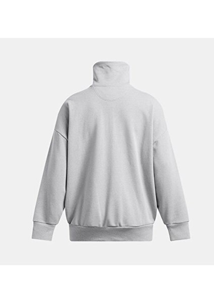 Kadın Ua Icon Heavyweight Terry Oversized Yarım Fermuarlı Sweatshirt 1386495-011 indirimleri