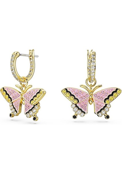 5670055 Swarovski Küpe Idyllia:pe Mn Hoop Pink Mul/gos