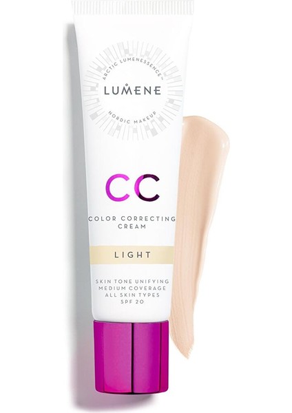 cc Cream Shade Light-7 Etkili Renk Dengeleyici cc Krem Spf 20 Açık fırsatları