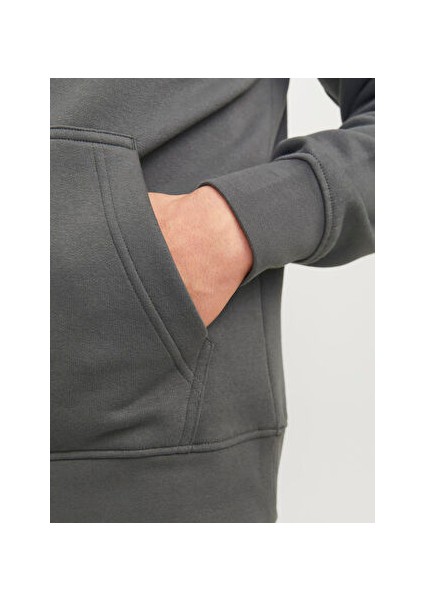 Koyu Gri Erkek Kapüşon Loose Fit Sweatshirt 12241687_JORVESTERBRO Sweat Hood No fiyatları