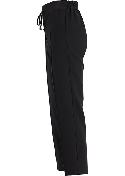 Bağlamalı Boru Paça Siyah Eşofman Altı fiyatları