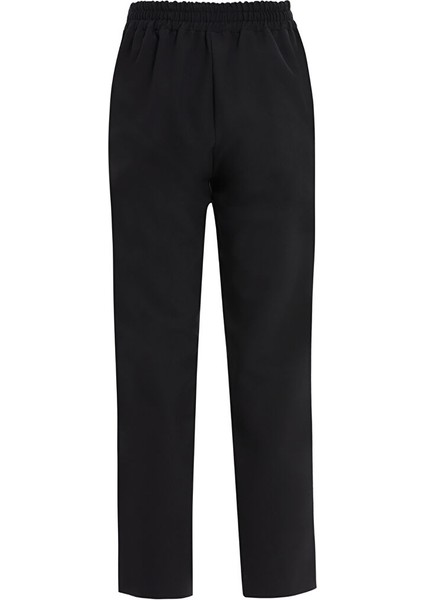 Bağlamalı Boru Paça Siyah Eşofman Altı modelleri