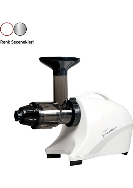 - Solostar 4 Soğuk Sıkım Meyve ve Sebze Sıkacağı - SS-4200-F-BEYAZ