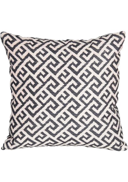 Siyah-Beyaz Retro Kırlent