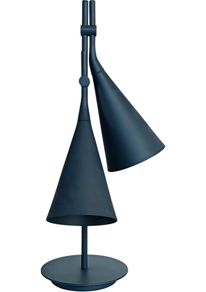 Olera 2 Başlıklı Lacivert Masa Lambası