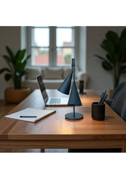 Olera 2 Başlıklı Lacivert Masa Lambası fiyatları