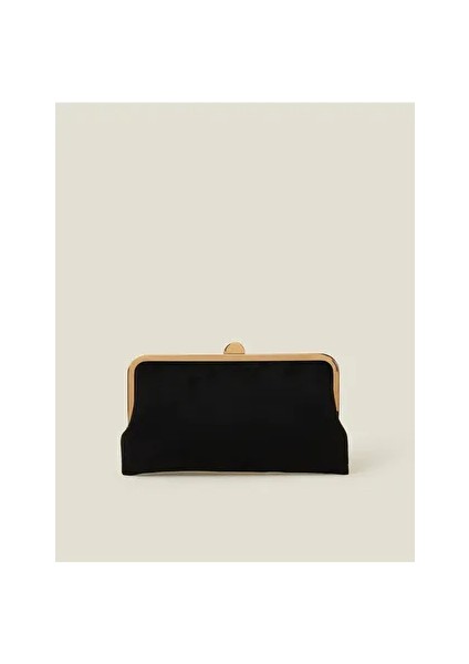 Süet Clutch Çanta Siyah fiyatları