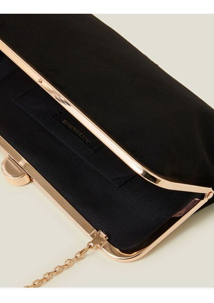 Süet Clutch Çanta Siyah fırsatları