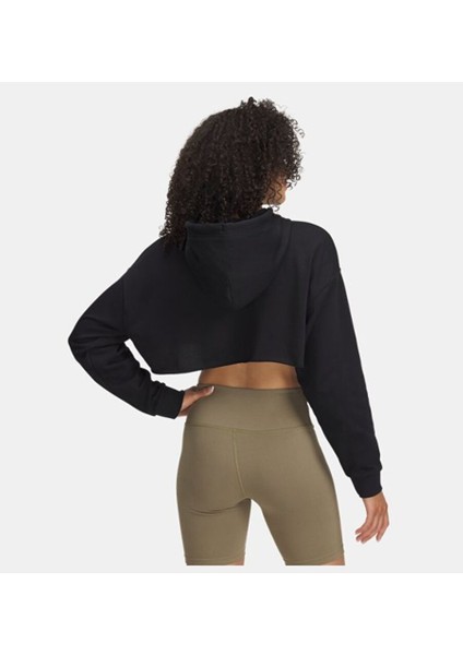 Kadın Ua Icon Terry Crop Kapüşonlu Sweatshirt 1389640-001 fiyatları