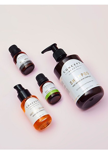 Dipleri Yağlı, Uçları Kuru Saçlara Özel Bakım Seti