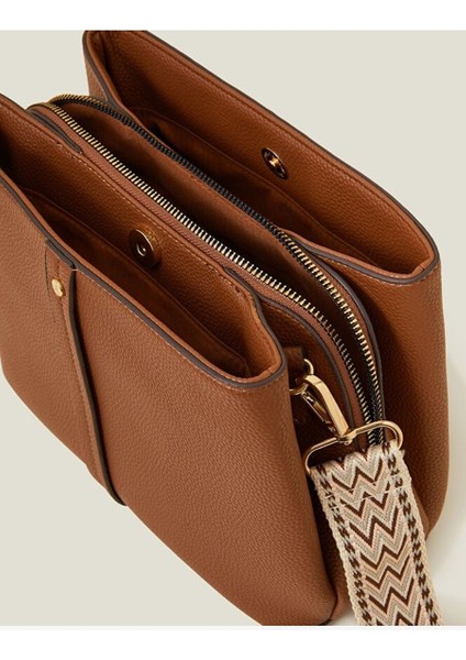 Etnik Desenli Çapraz Çanta Taba fırsatları