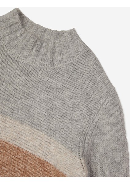 Bato Yaka Slim Fit Açık Kahve Erkek Kazak A274A18WOOD- modelleri