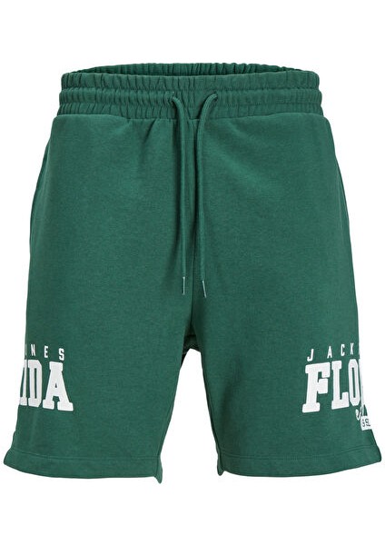 Yeşil Erkek Rahat Şort Jpstcory Sweat Shorts Imp