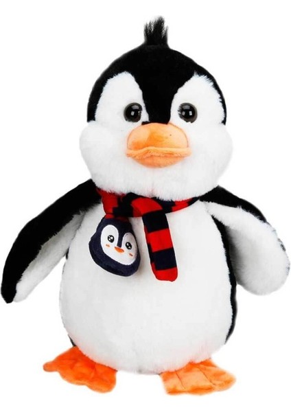 Atkılı Peluş Penguen 32 Cm.