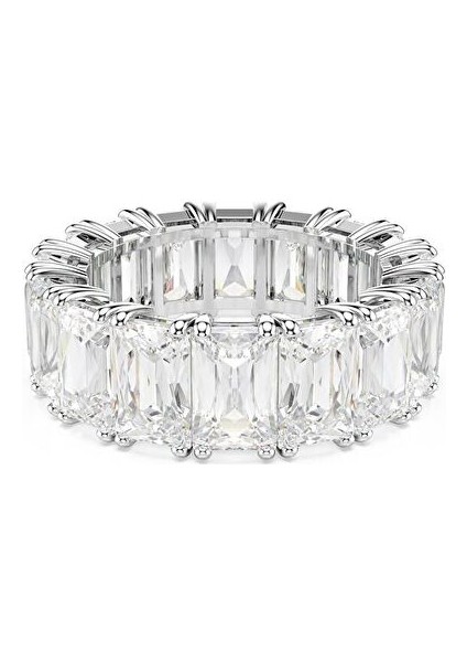 5709275 Swarovski Yüzük Re Matrıx:rıng Baguette Whıte/rhs 52
