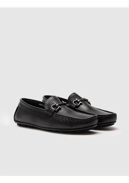 Hakiki Deri Siyah Erkek Loafer fiyatları