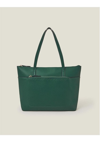 Classıc Pocket Tote Green