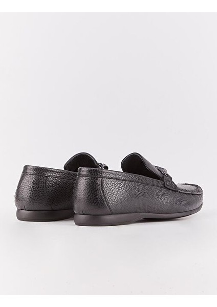 Siyah Erkek Deri Loafer 17144 modelleri