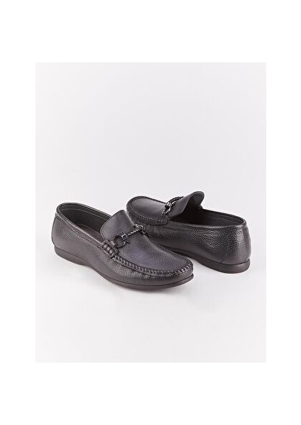 Siyah Erkek Deri Loafer 17144 fırsatları