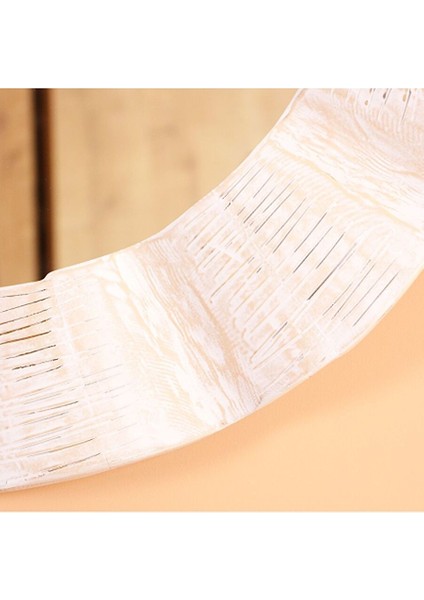 Lotus Teak Wood Tik Ağacı Yuvarlak Ayna 76X7 cm indirimleri