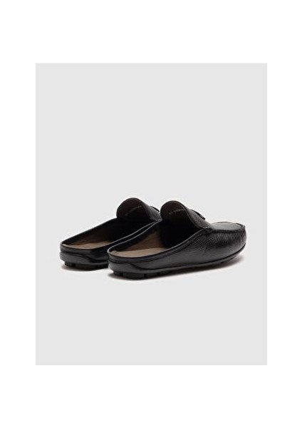 Hakiki Deri Siyah Tokalı Erkek Terlik fırsatları