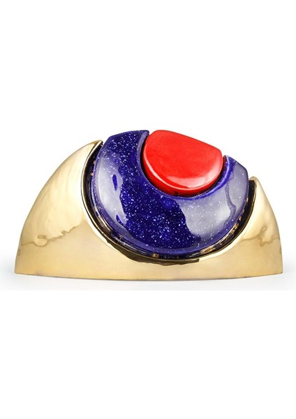 Coho Art El Yapımı Seramik Altın Nazar Göz Dekoratif Obje