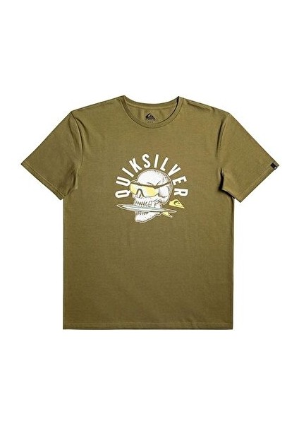 Erkek T-Shirt Qsrockınskull Tees EQYZT07278-GPH0