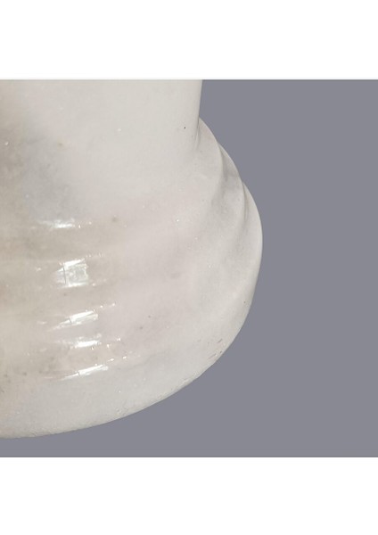 Arse Mermer Tabanlı Beyaz Abajur fırsatları