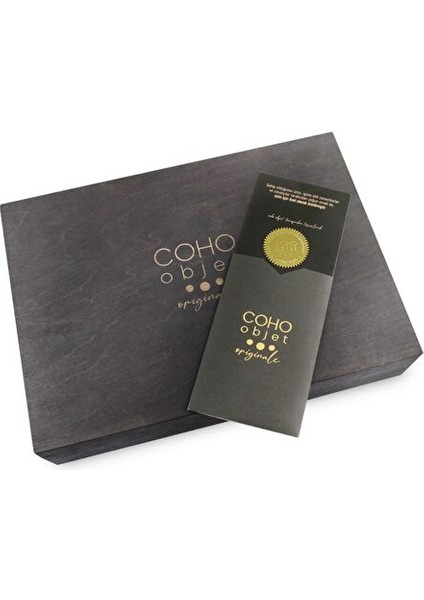 Coho Patron Inception Edition Pirinç Puro Küllük & Kibritlik & Puro Stand Seti fırsatları