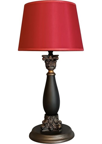 Danla Siyah Eskitme Abajur