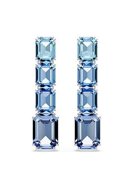 5696516 Swarovski Küpe Mıllenıa:pe Blu/rhs