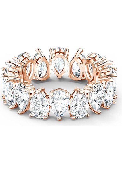 5586161 Swarovski Yüzük Vıttore-Rıng Pear Czwh-Ros 2 58