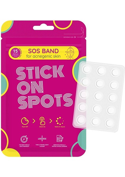 Sos Band - 15 Adet Sivilce/akne Patch modelleri