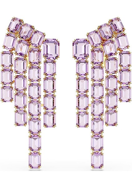 5720837 Swarovski Küpe Mıllenıa:ce Chndl Vıol/gos
