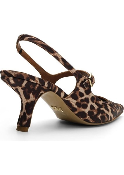 Kahverengi Kadın Saten Stiletto JAB4542 / 2112K modelleri