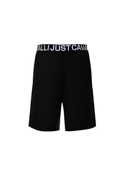 Lastikli Bel Slim Fit Siyah Erkek Bermuda Şort 74OBD131N0203899 fiyatları