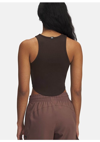 1389798-246-UA Rival Rib Tank Kahverengi Kadın Normal Atlet fiyatları