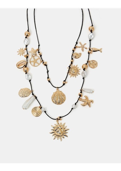 Güneş Kolye Çoklu