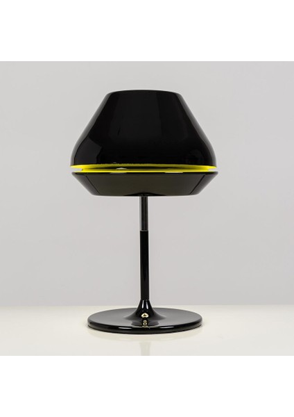 Metal Başlıklı Abajur Siyah