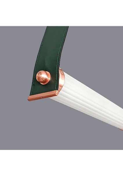 Elan Deri Detaylı Siyah Yeşil Sarkıt Avize modelleri