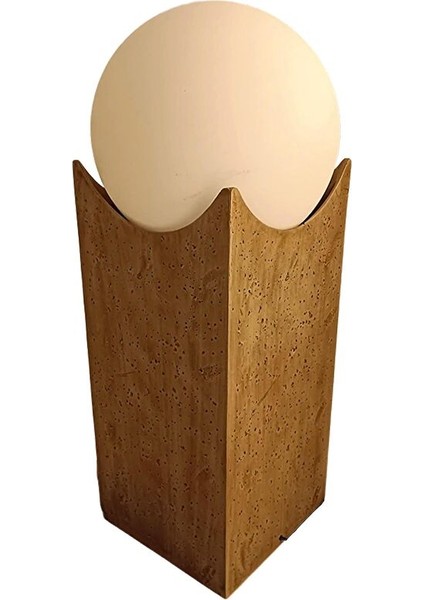 Polyester Abajur Köşeli Küre