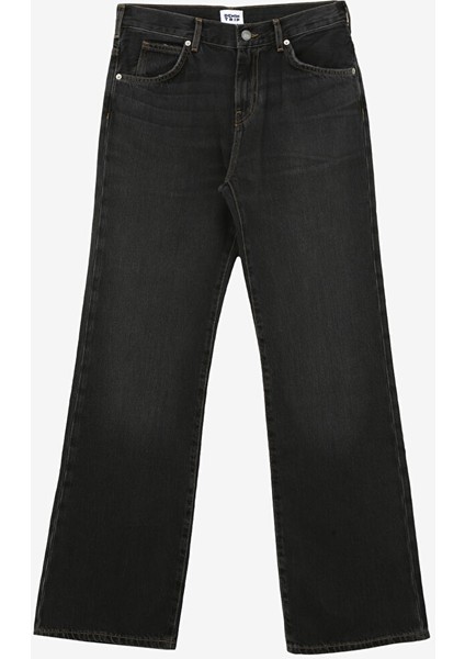 DT10470 Lıly Bootcut Fit Normal Dar Mavi Kadın Normal Bel Standart Denim Pantolon