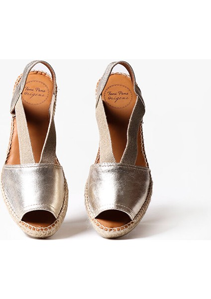 Gümüş Kadın Deri Sandalet 1TONW2022022 fiyatları
