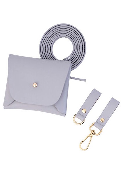 Elma Derisi Lila Mini Kemer Çantası